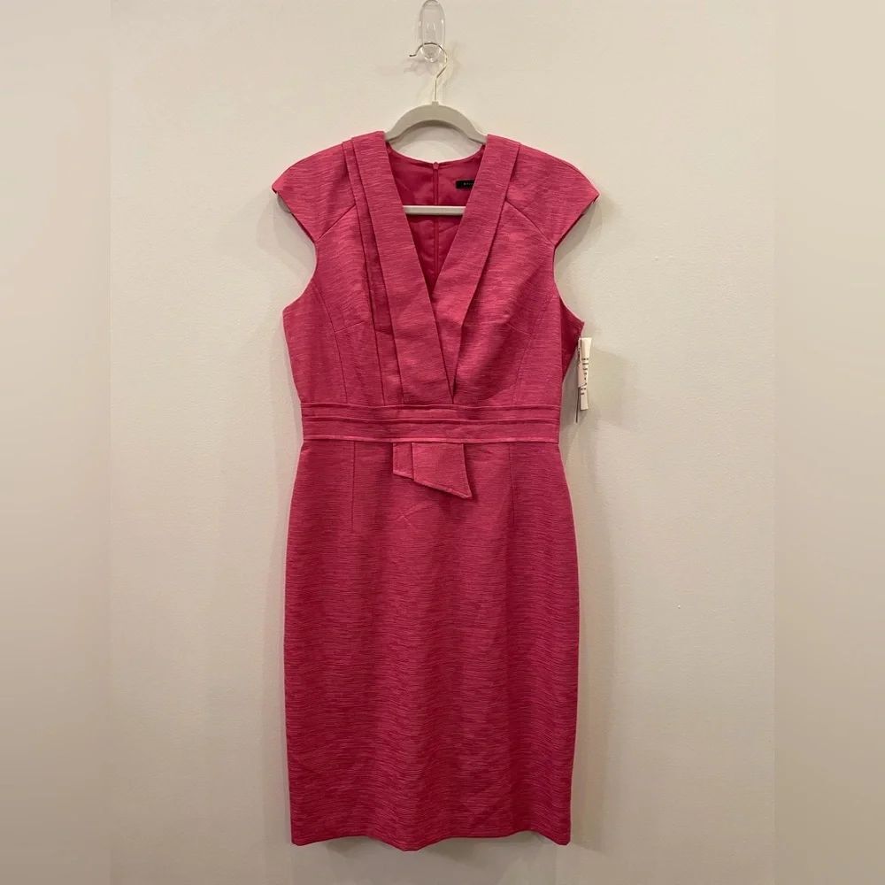 David Meister Pink Midi Dress